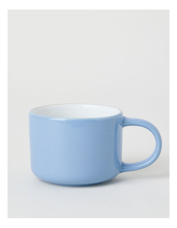 Two Tone Set of 4 Mugs in Blue