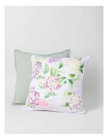 Celine Cushion in Lavender Hydrangea Print