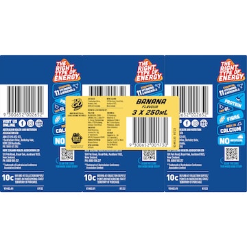 Up&Go Liquid Breakfast Banana 250mL x 3 pack