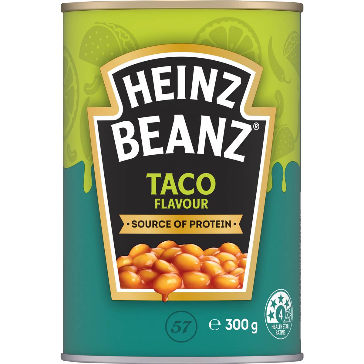 Heinz Beanz Baked Beans Taco Flavour 300g