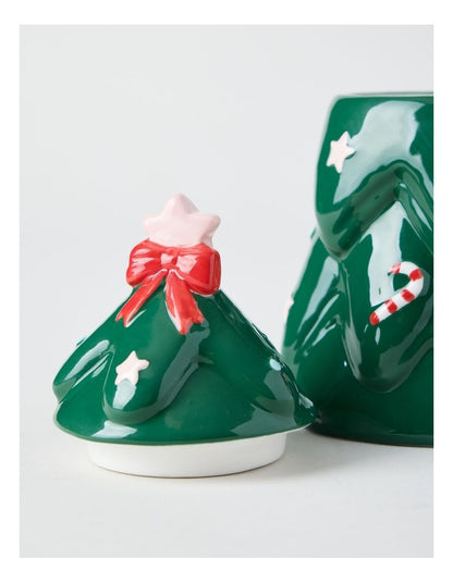 Christmas Tree Mug with Lid