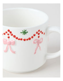 Ribbon Garland Mug