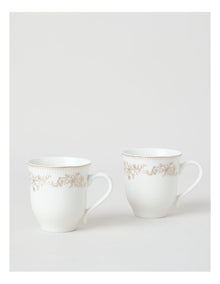 Luxe Gilded Mug Set of 2 in Gold