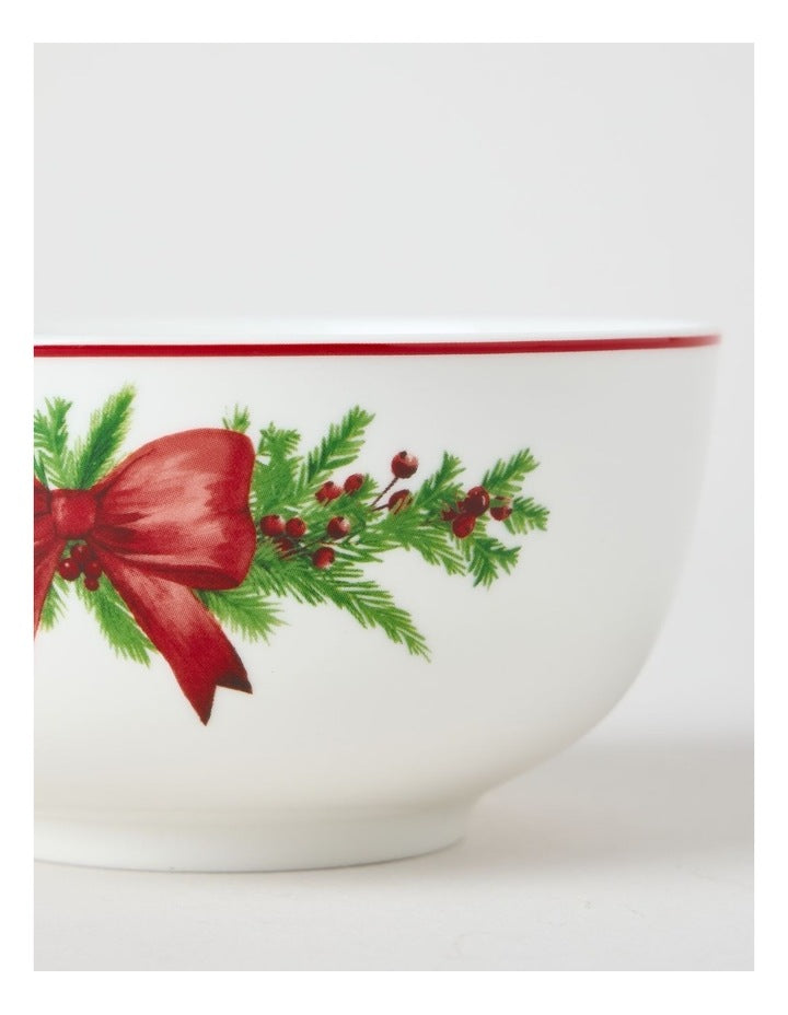 Heirloom Christmas Wreath Bowl Set of 4