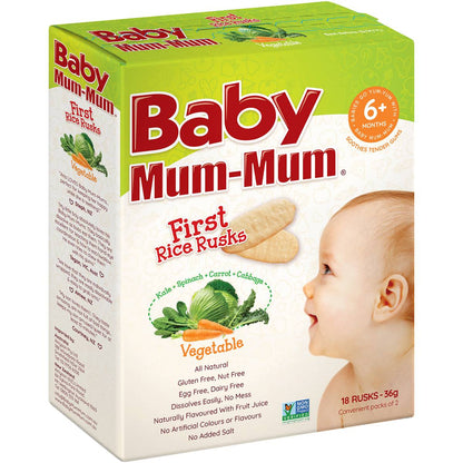 Baby Mum-Mum Snack Vegetable Rice Rusk 36g