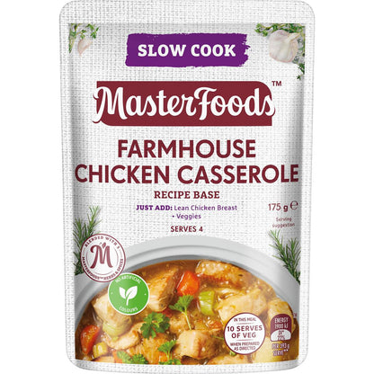 MasterFoods Chicken Casserole Slow Cook Recipe Base 175g
