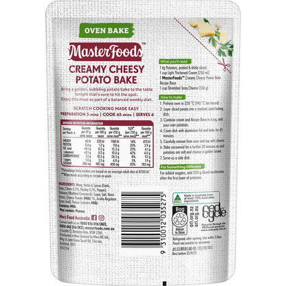 MasterFoods Side Dish Creamy Cheesy Potato Bake 175g