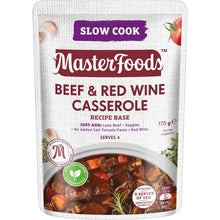 MasterFoods Beef & Red Wine Casserole Slow Cook Recipe Base 175g