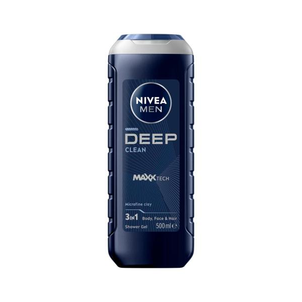 NIVEA MEN DEEP CLEAN SHOWER GEL 500ML