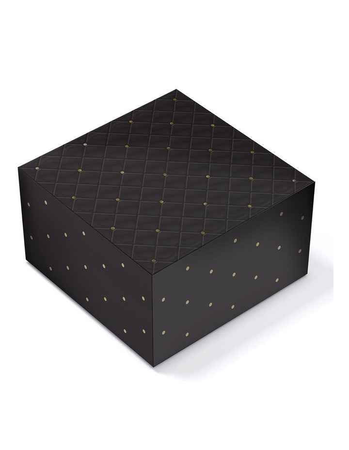 Extra Large Quilted Gift Box in Ebony