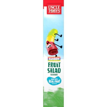 Uncle Tobys Roll Ups Rainbow Fruit Salad 94g 6 pack