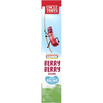 Uncle Tobys Roll Ups Rainbow Berry 6 pack