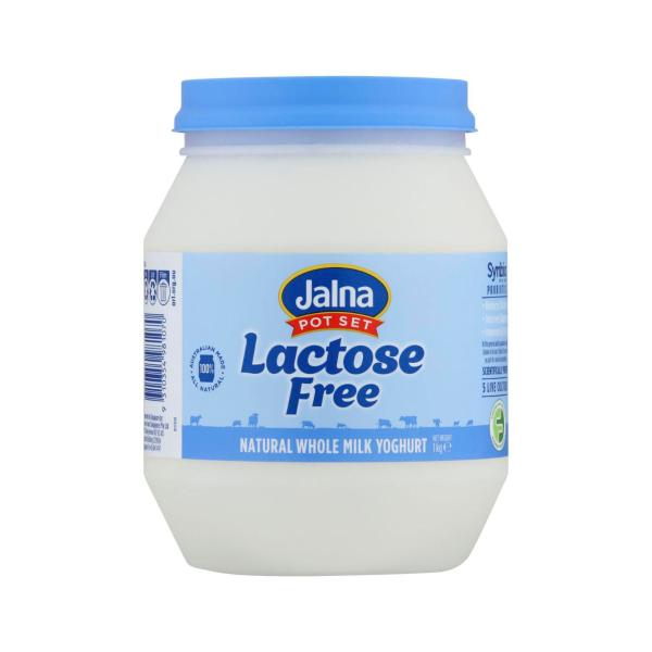 JALNA LACTOSE FREE YOGHURT:NATURAL:.:1 KG
