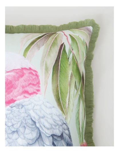 Flowering Gum Galah Cushion in Sage