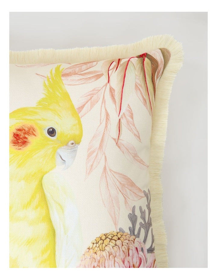 Cockatiel Cushion in Natural