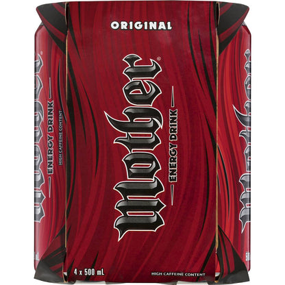 Mother Energy Drink Original Multipack Cans 500ml x4 Pack