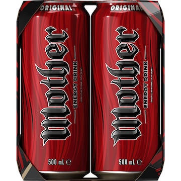 Mother Energy Drink Original Cans 500mL x 4 pack