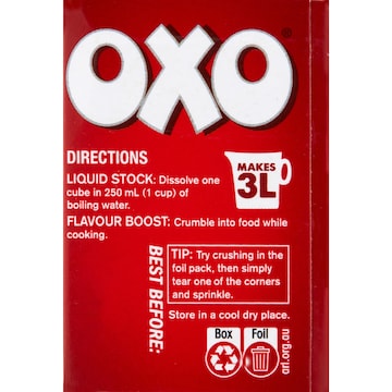 OXO Beef Stock Cubes 71g