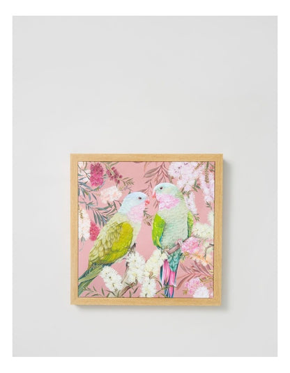Lauren Stringini Princess Parrot Wall Art 50 x 50cm