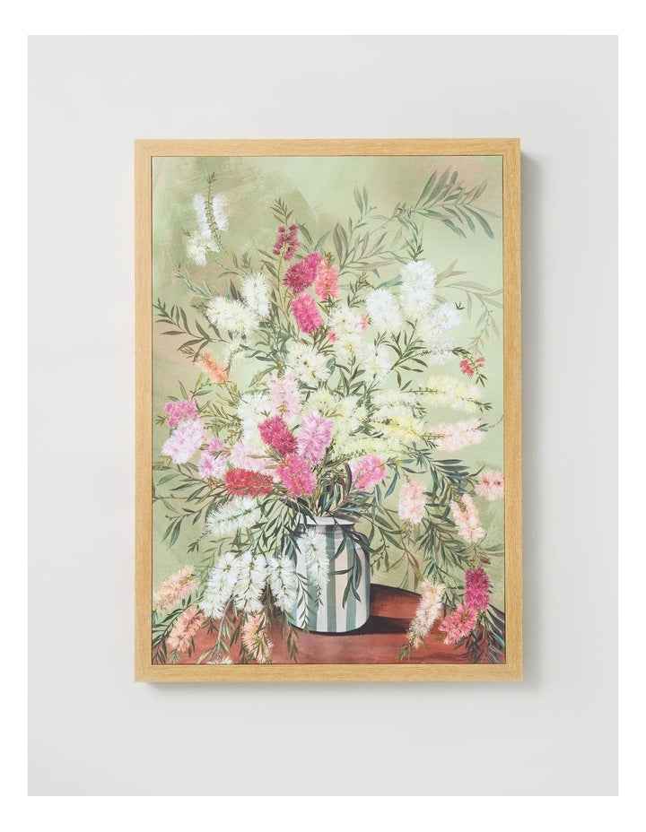 Lauren Stringini Bottlebrush Still Life Wall Art 56 x 80cm
