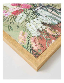 Lauren Stringini Bottlebrush Still Life Wall Art 56 x 80cm