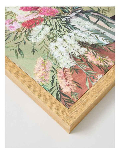 Lauren Stringini Bottlebrush Still Life Wall Art 56 x 80cm