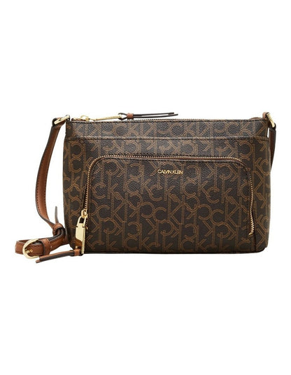 Hayden Crossbody Bag in Brown Mono