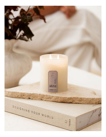 Soy Candle Raspberry Blossom & Juniper 300g