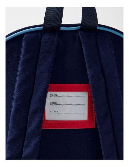 Colour Blocked Race Crew Backpack in Navy