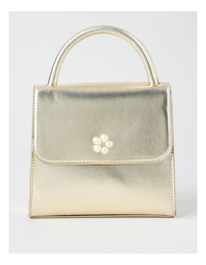 Embellished Cross Body Bag in Gold