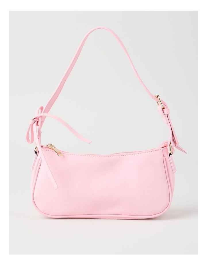 Shoulder Bag with Bow in Pink