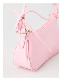 Shoulder Bag with Bow in Pink