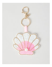 Beaded Shell Bag Charm in Assorted