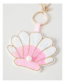 Beaded Shell Bag Charm in Assorted