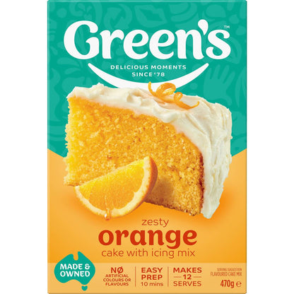 Green's Traditional  Orange Cake Mix 470g