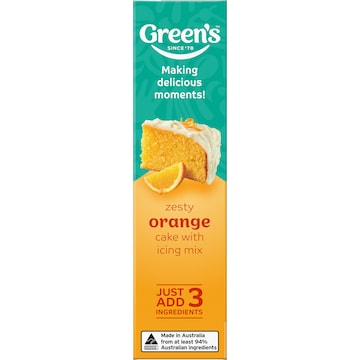 Green's Traditional  Orange Cake Mix 470g