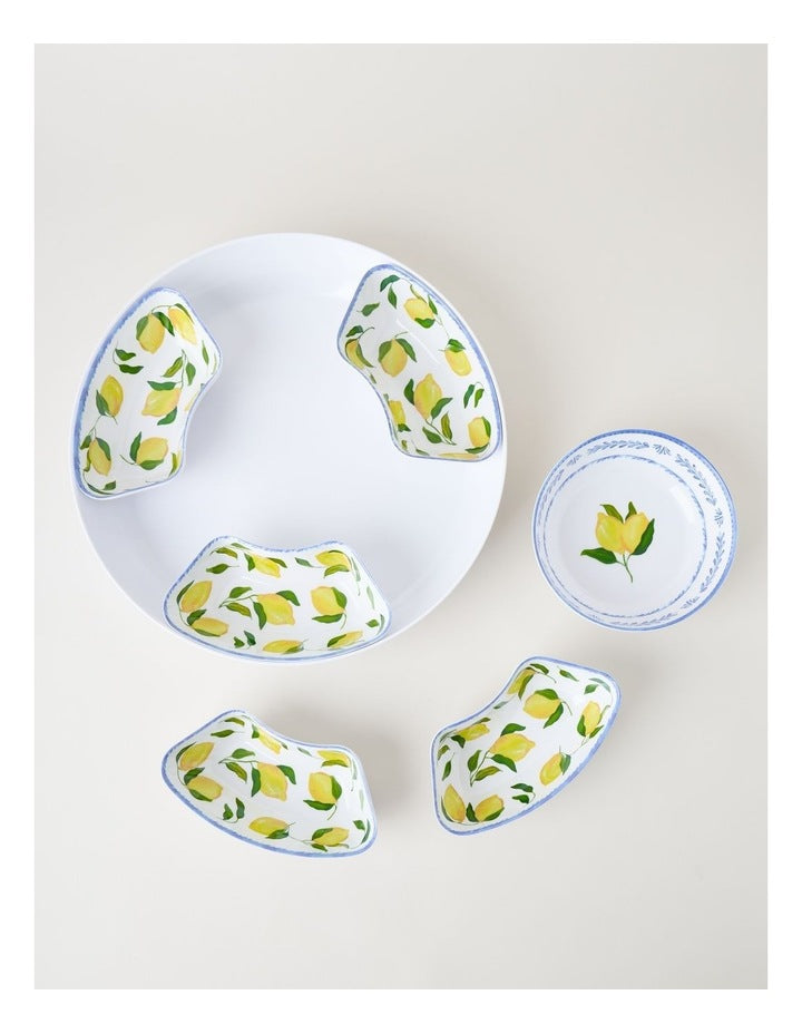 Citrus Chip and Dip Lazy Susan