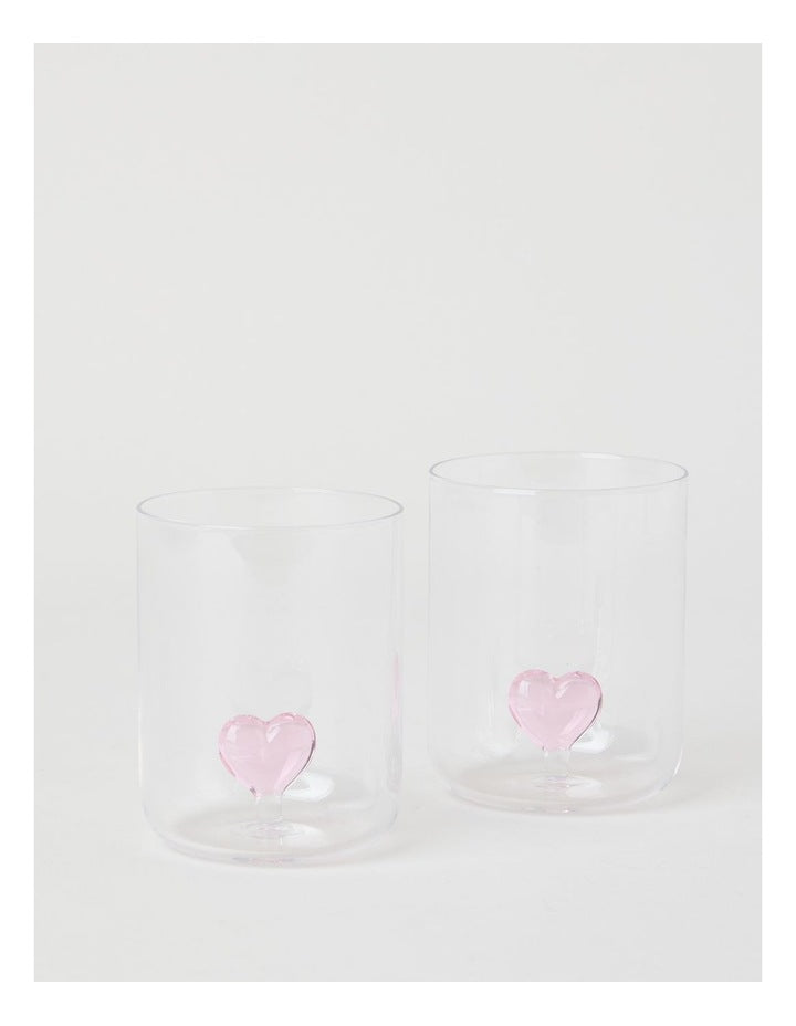Icon Tumbler Heart Set of 2 420ml