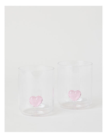 Icon Tumbler Heart Set of 2 420ml
