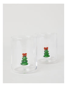 Icon Tumbler Christmas Tree Set of 2 420ml