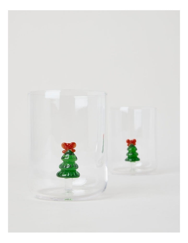 Icon Tumbler Christmas Tree Set of 2 420ml