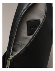 Raised North-south Sling Bag in Black