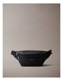 Raised Waist-bag in black