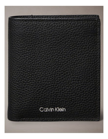 Foil Embossed Logo Trifold Wallet with Card Case