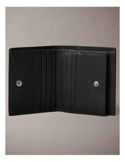 Foil Embossed Logo Trifold Wallet with Card Case