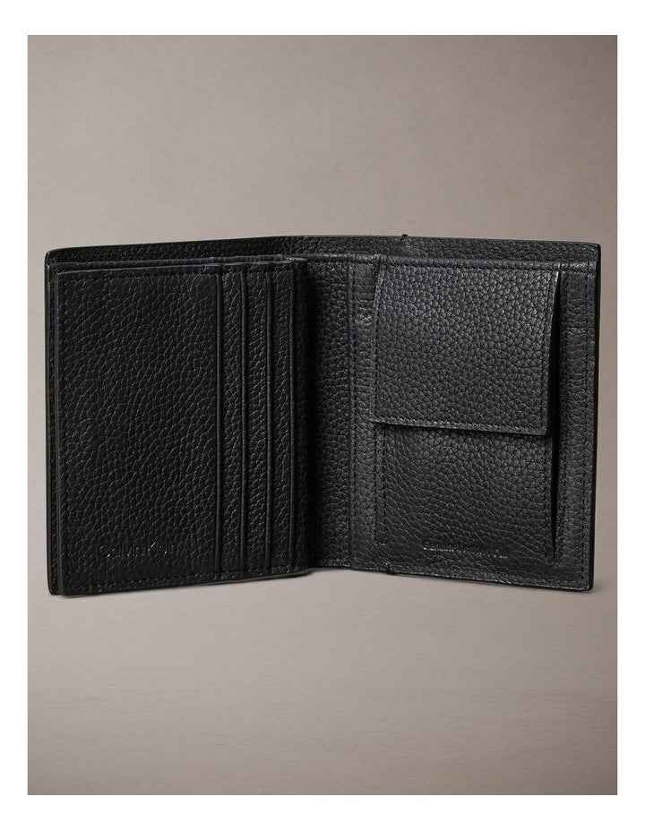 Foil Embossed Logo Trifold Wallet with Card Case