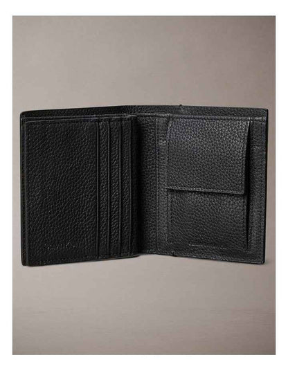 Foil Embossed Logo Trifold Wallet with Card Case