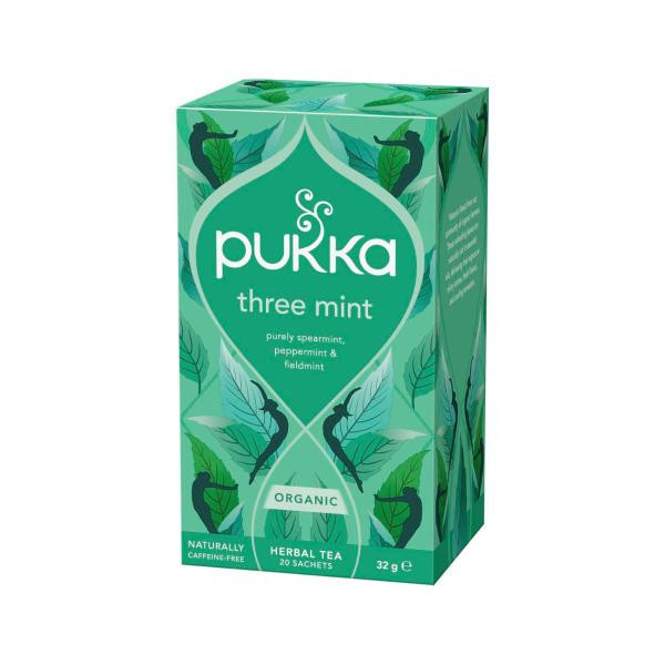 PUKKA TEA:THREE MINT:.:20 PACK