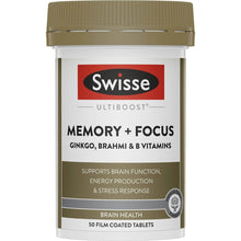Swisse Ultiboost Memory + Focus Tablets 50 pack