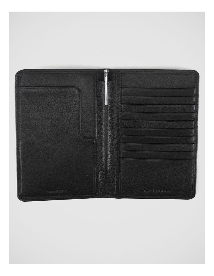 RFID Passport Wallet and Slim Pen in Black